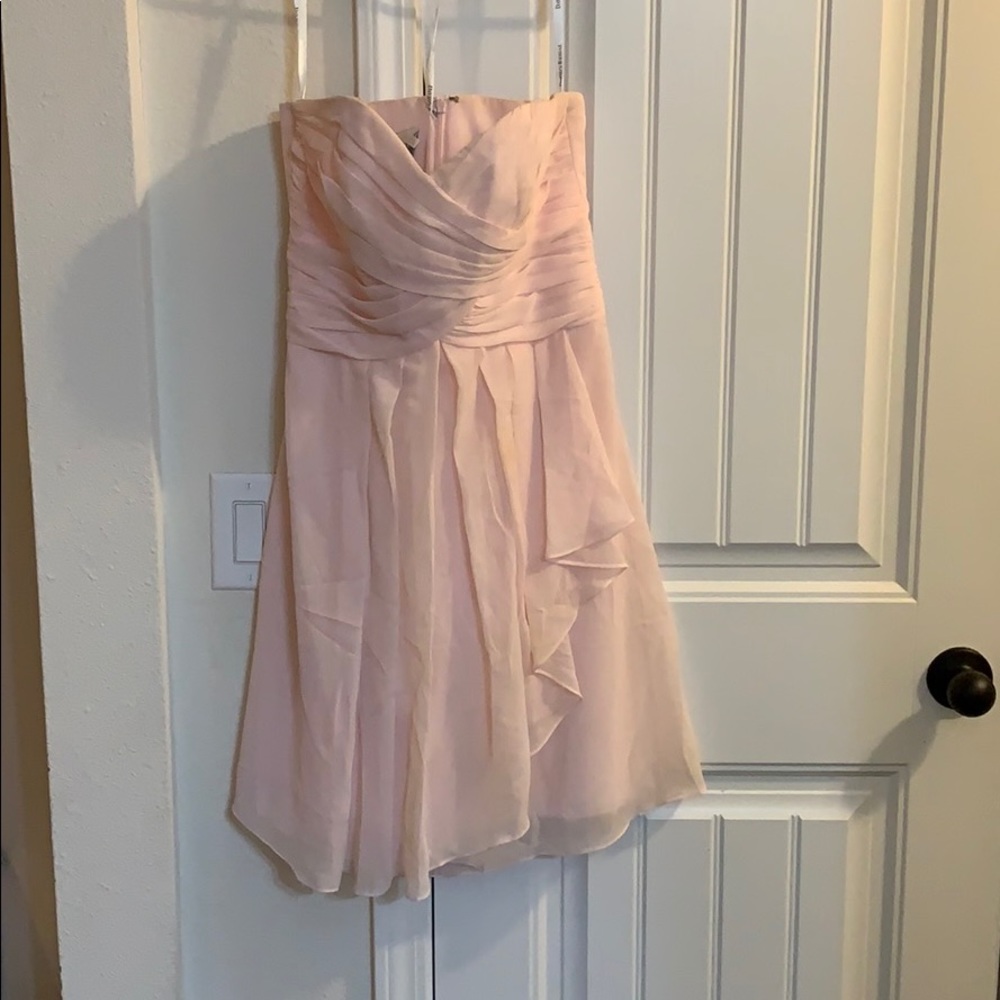 Dress in blush color